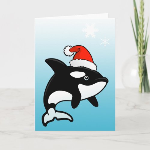Orca Santa Holiday Card