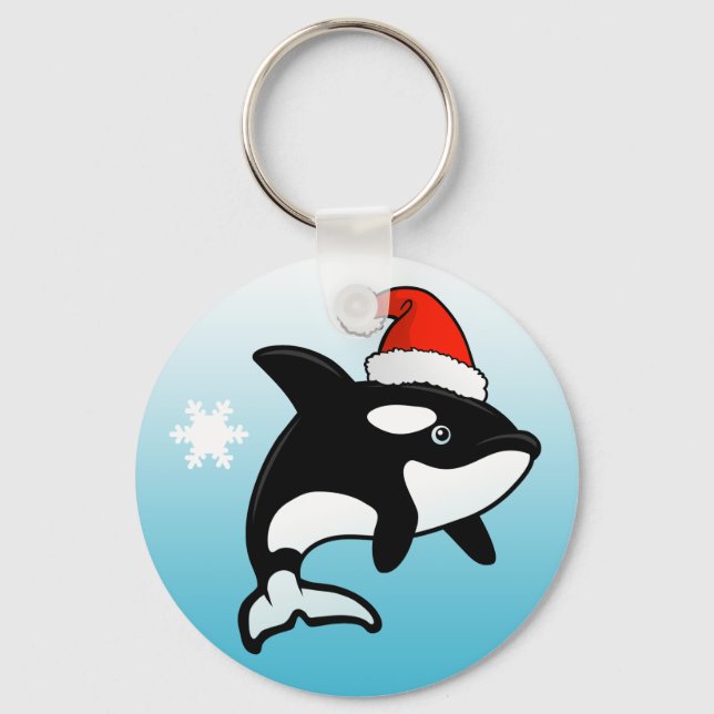 Orca Santa Keychain (Front)