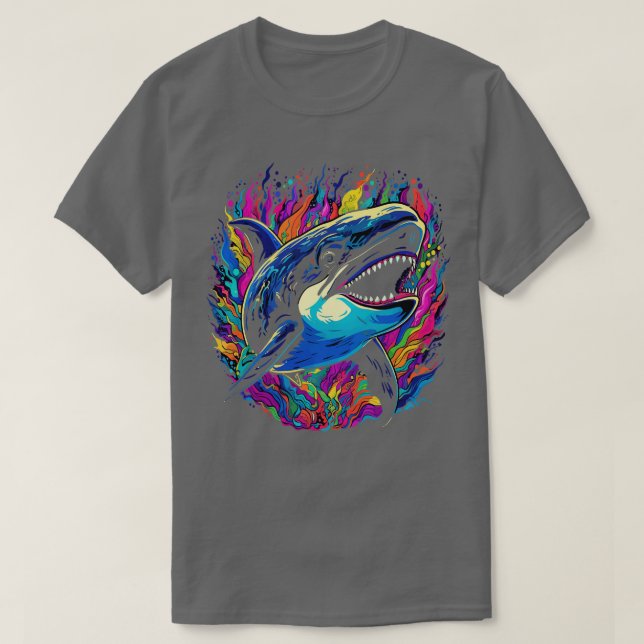 Orca Smiling T-Shirt (Design Front)