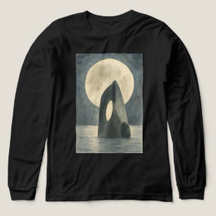 Orca spyhopping Tri-Blend shirt