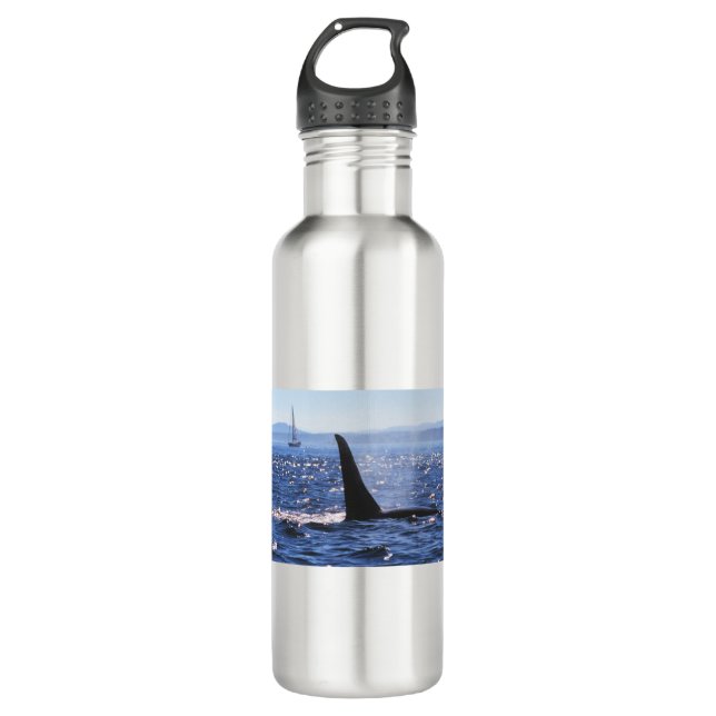 Orca Stainless Steel Water Bottle (Front)