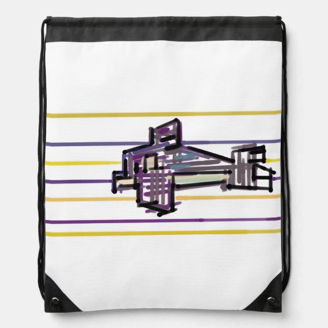 Orca summer joy drawstring bag (Front)