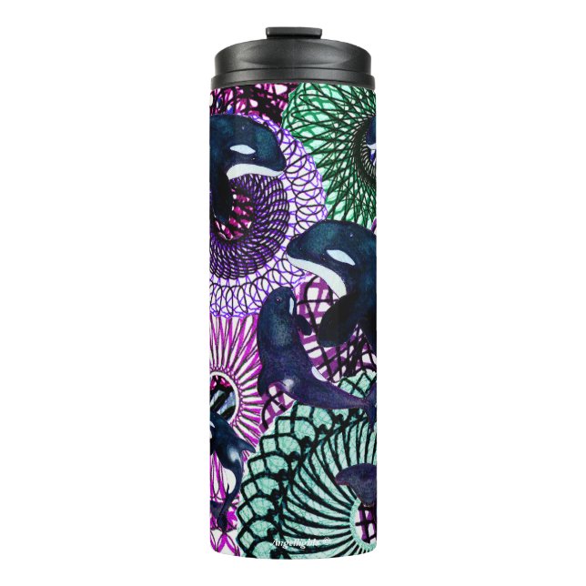 Orca Tribe Thermal Tumbler (Front)