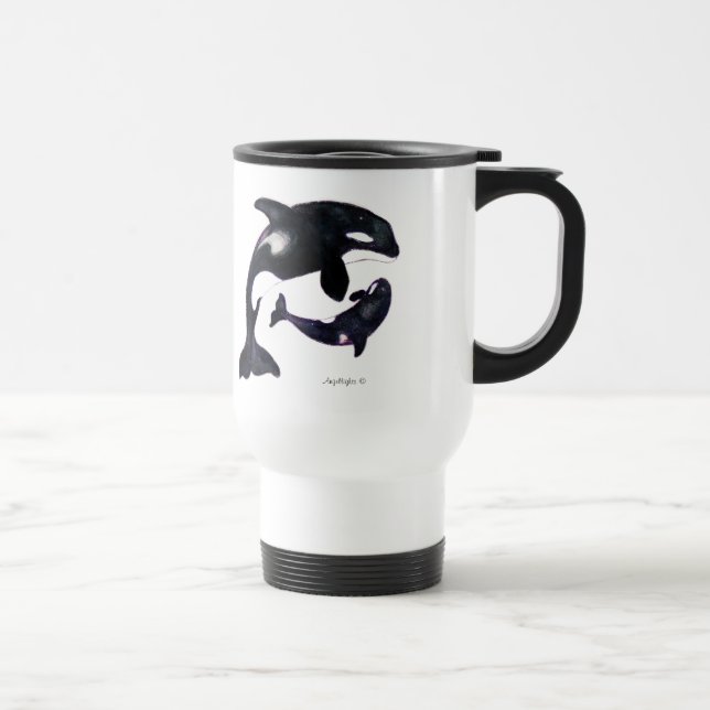 Orca Tribe Travel Mug (Right)