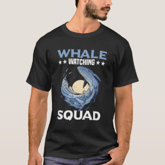 Orca Watching Humpback Whale And Sea Whale Watchin T-Shirt