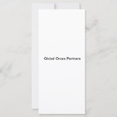 Orca Week Magazine card (Back)