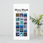 Orca Week Magazine card (Standing Front)
