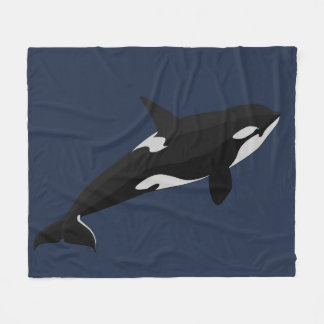 Orca Whale Blanket Killer Whale Fleece Blankets