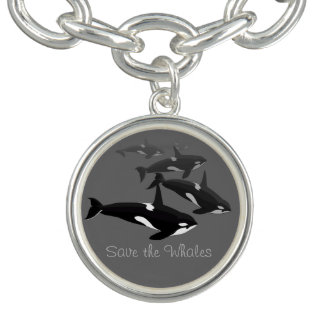 Orca Whale Bracelet Killer Whale Art Jewelry