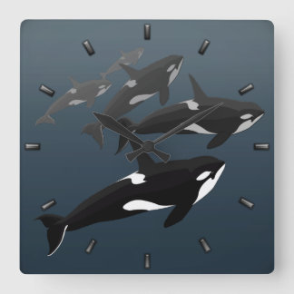 Orca Whale Clock Killer Whale Decor Whale Gifts