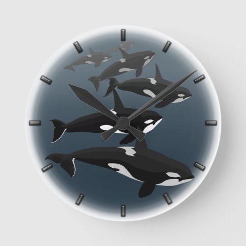 Orca Whale Clock Killer Whale Decor Whale Gifts