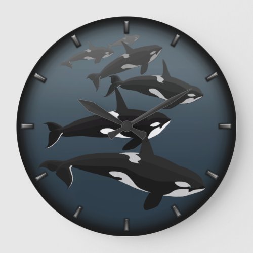Orca Whale Clock Killer Whale Decor Whale Gifts