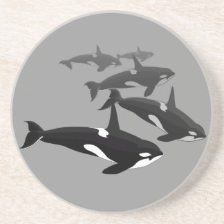 Orca Whale Coasters Killer Whale Art Drink Coaster