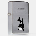 Orca Whale Design Zippo Lighter