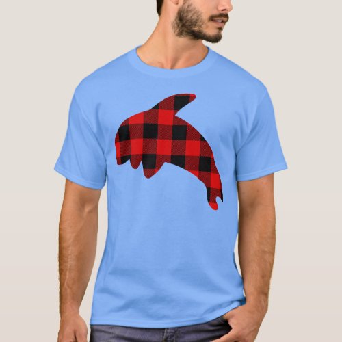 Orca Whale Flannel T_Shirt