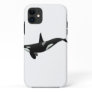 Orca whale illustration - Choose background color iPhone 11 Case