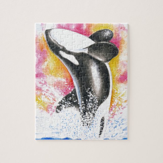 Orca Whale Jigsaw Puzzle (Vertical)