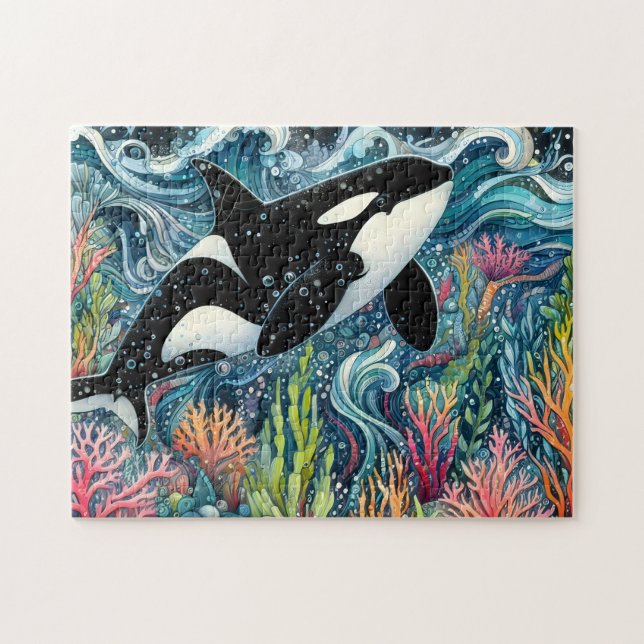 Orca Whale Jigsaw Puzzle (Horizontal)