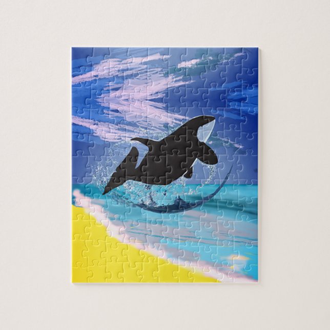 Orca Whale  Jigsaw Puzzle (Vertical)