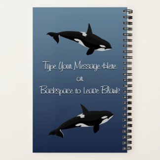 Orca Whale Journal Killer Whale Notebook Sketchpad