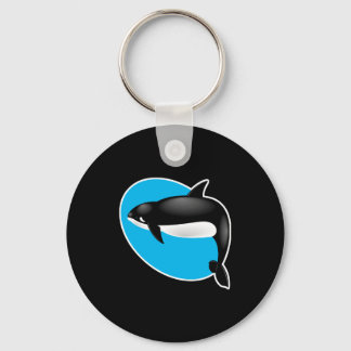 orca whale keychain