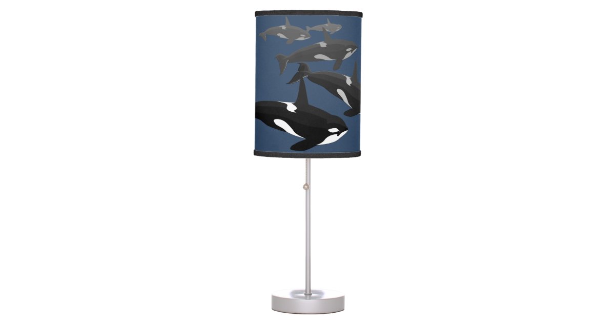 Orca Whale Lamp Killer Whale Art Lamps Gifts Zazzle Com