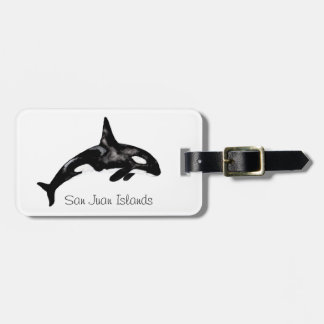 Orca Whale Luggage Tag