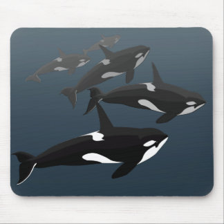 Orca Whale Mousepad Custom Killer Whale Mouse Pad