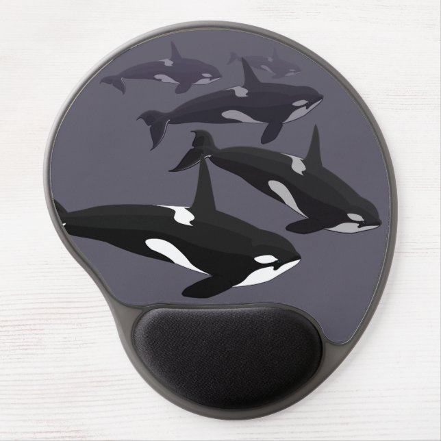 Orca Whale Mousepad Custom Killer Whale Mouse Pad (Front)