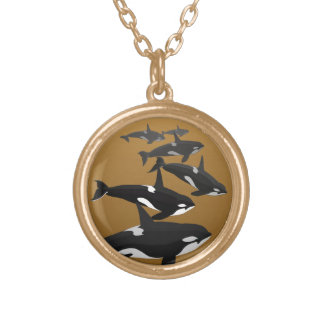 Orca Whale Necklace Killer Whale Art Jewelry