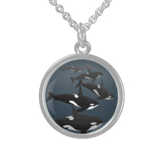 Orca Whale Necklace Killer Whale Art Jewelry
