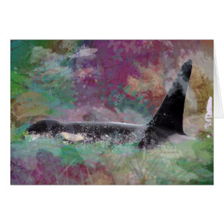 Orca Whale Orcinus Cloud Fantasy Cards