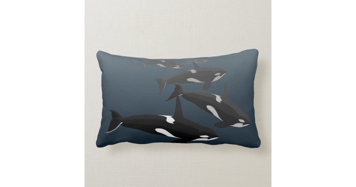 killer whale pillow