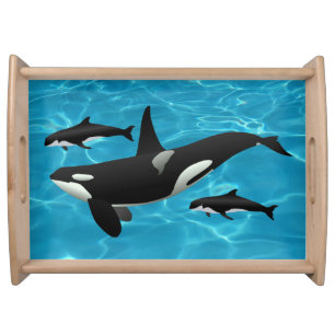 Orca Whale Serving Tray