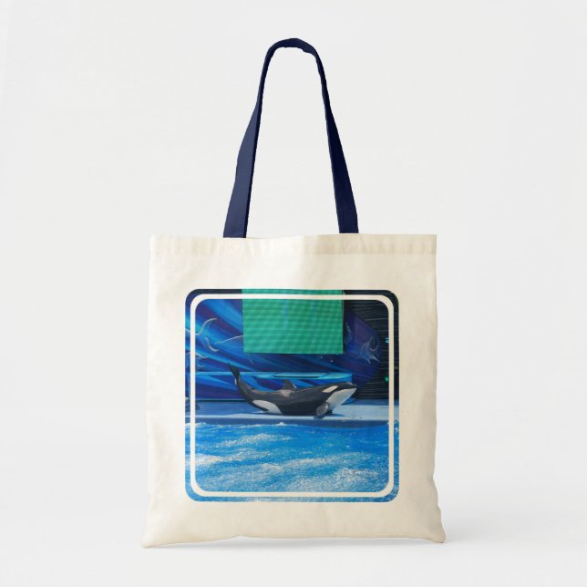 Orca Whale Showing Off Tote Bag (Front)