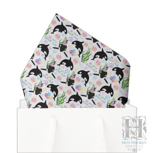 Orca Whale Tissue Paper