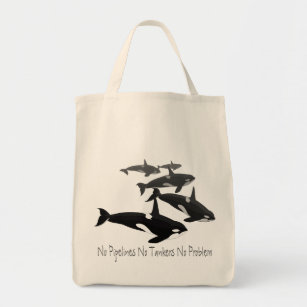 Whale Tote Bags