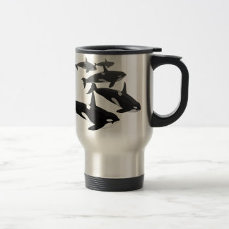 Orca Whale Travel Mug Personalize Killer Whale Mug