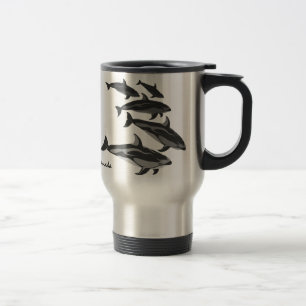 Orca Whale Travel Mug Personalize Killer Whale Mug