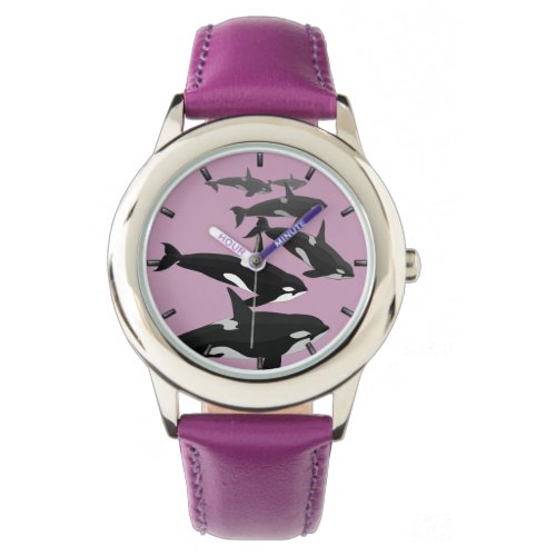 Orca Whale Watch Killer Whale Art Wrist Watch