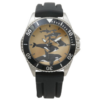 Orca Whale Watch Killer Whale Art Wrist Watch