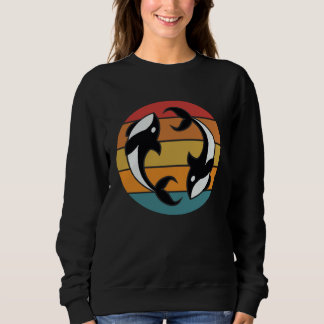 Orca Whale Watchers Graphic Sweatshirt