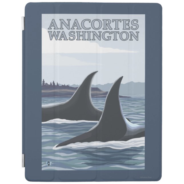 Orca Whales #1 - Anacortes, Washington iPad Smart Cover (Front)