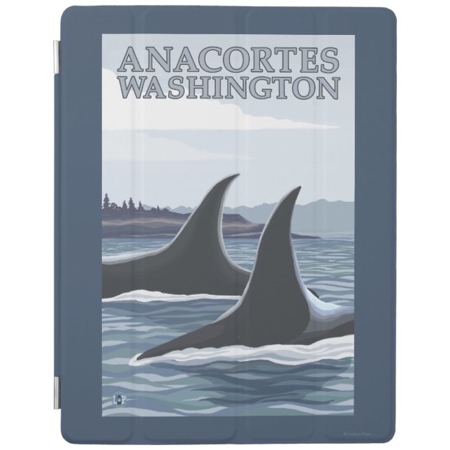 Orca Whales #1 - Anacortes, Washington iPad Smart Cover (Front)