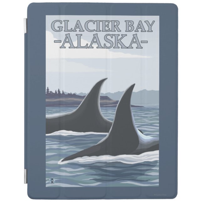 Orca Whales #1 - Glacier Bay, Alaska iPad Smart Cover (Front)