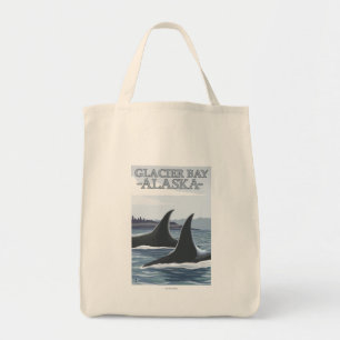Orca Whales #1 - Glacier Bay, Alaska Tote Bag