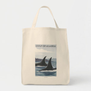 Orca Whales #1 - Gulf of Alaska Tote Bag