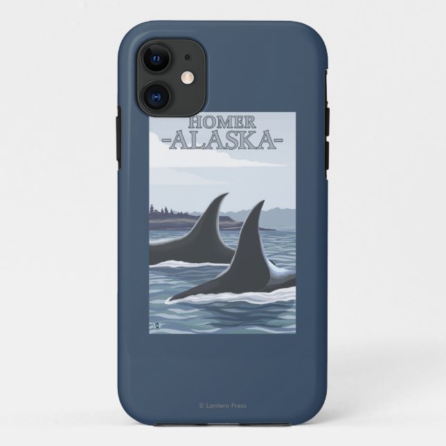 Orca Whales #1 - Homer, Alaska Case-Mate iPhone Case (Back)