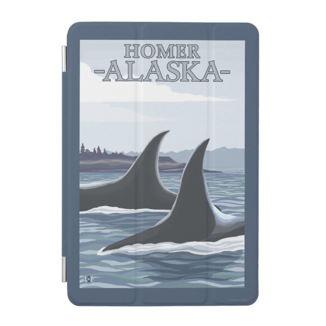 Orca Whales #1 - Homer, Alaska iPad Mini Cover (Front)