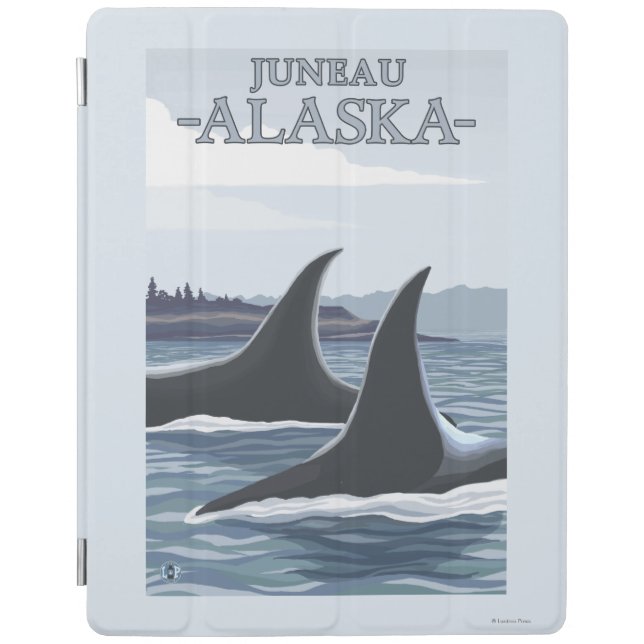 Orca Whales #1 - Juneau, Alaska iPad Smart Cover (Front)